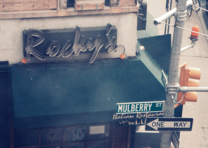 IN FRONT OF US: ROCKY'S ON MULBERRY STREET