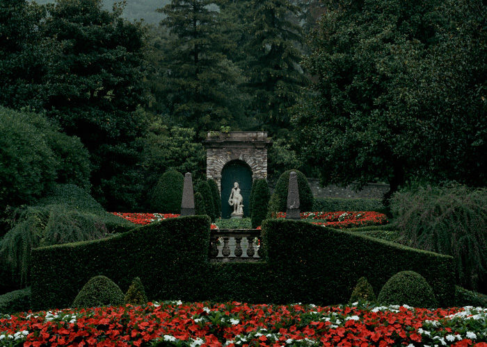 In front of us: Villa d'Este