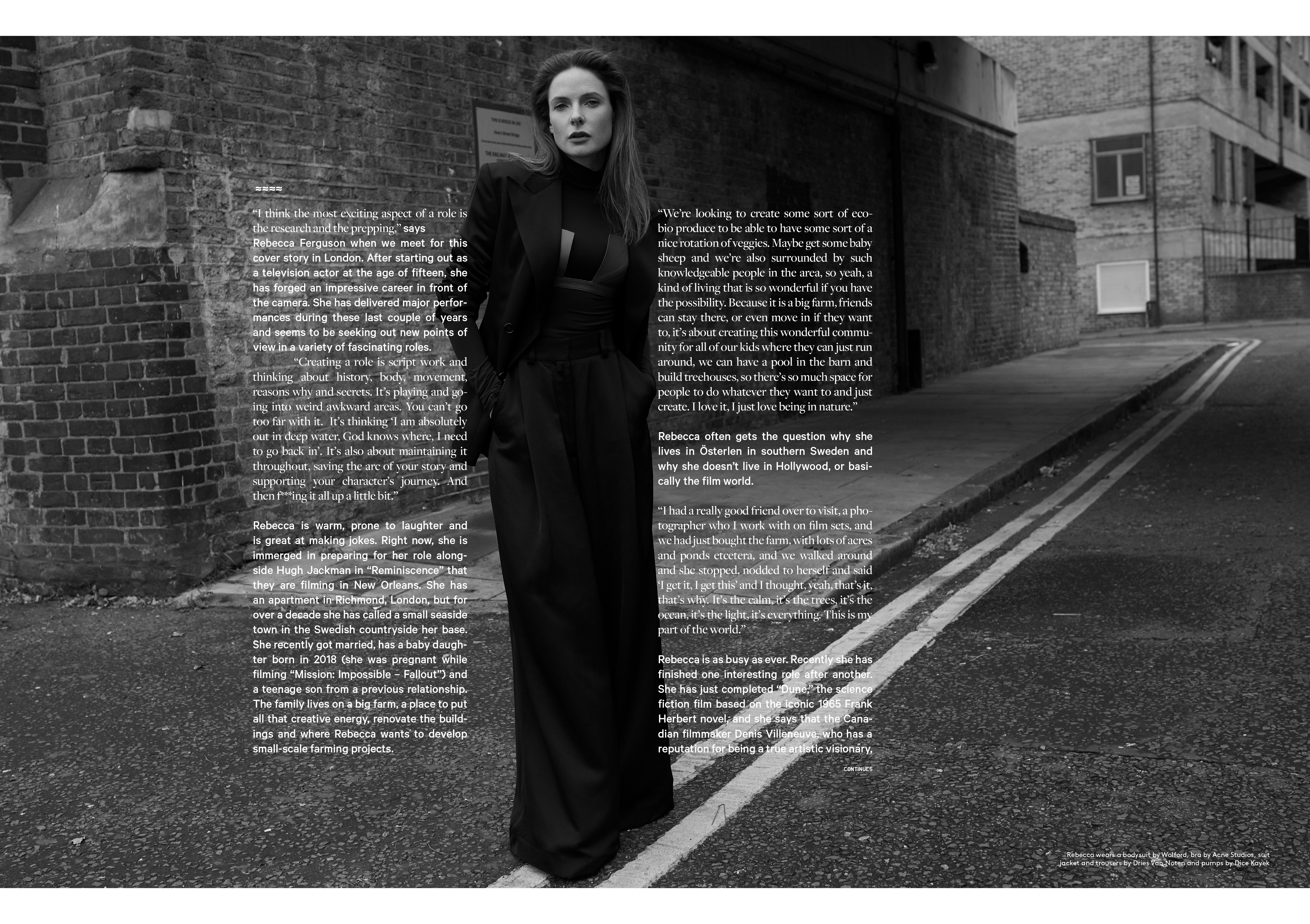 Cover Story. Interview with Actress Rebecca Ferguson Contributor